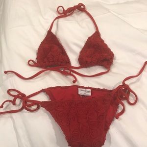 BEACH BUNNY bikini RED